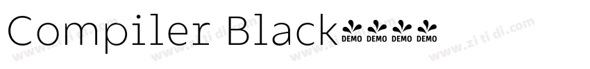 Compiler Black字体转换